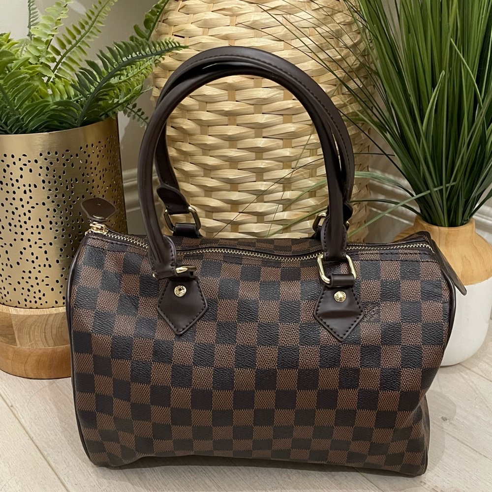 Damier Ebene inspired Tote (brown)